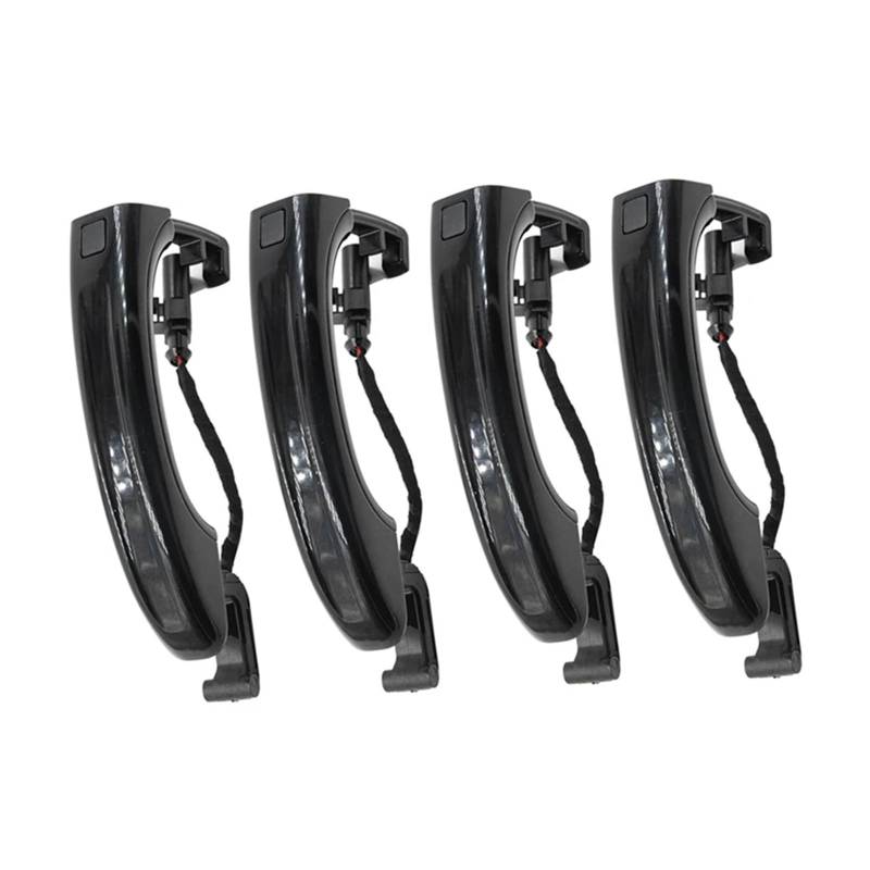 4 Stücke Auto Außentürgriff Türgriff Kompatibel for Q7 2007-2015 4L0837205A 4L0837205B 4L0837207A Schwarz von OVWIOQJC