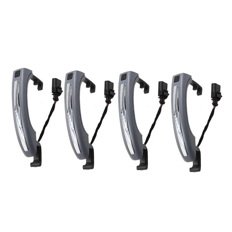 4Pcs Auto Smart Sensor Außentür Griff Kompatibel for Audi Q7 2007-2015 4L0837205A 4L0837205B 4L0837207A von OVWIOQJC