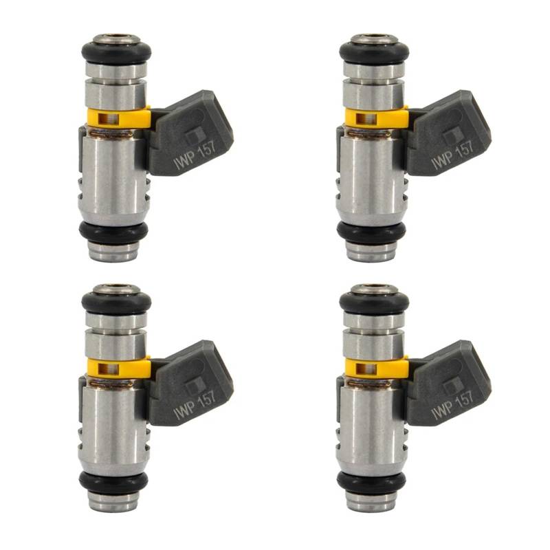 4Pcs IWP157 Kraftstoff Injektoren Kompatibel for Ford Fiesta 1,6 Fiat Palio Gol Flex 1,8 EV1 160cc Min IWP 157 IWP-157 50102702 von OVWIOQJC