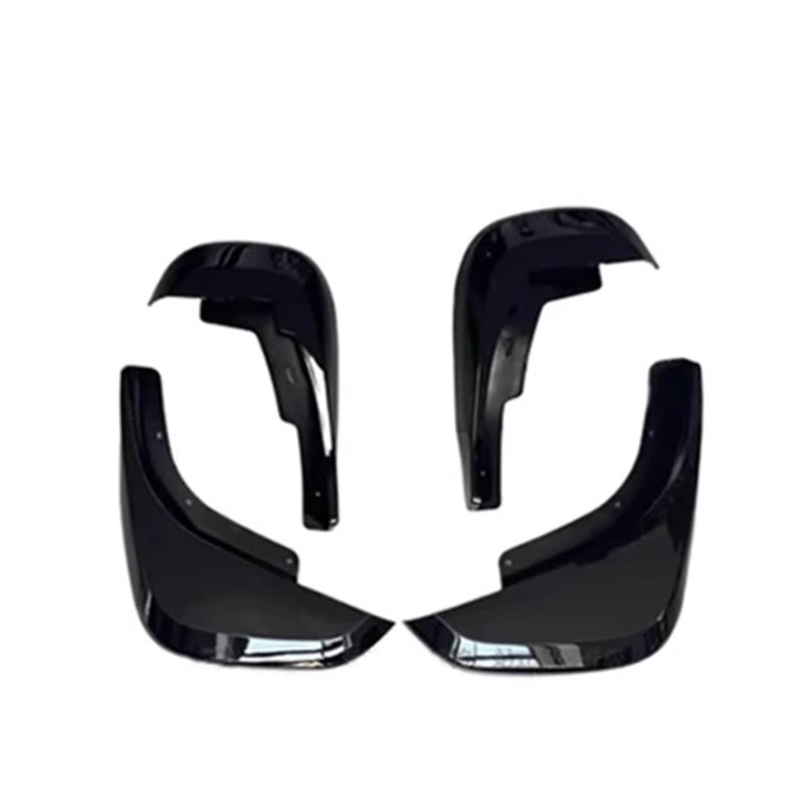 4x Kompatibel for Land Rover Defender 110 90 2020 2021 2022 L663 Kompatibel for V8 Auto Kotflügel Kotflügel Schmutzfänger Spritzschutz Schmutzfänger Vorne Zubehör(Glossy black) von OVWIOQJC