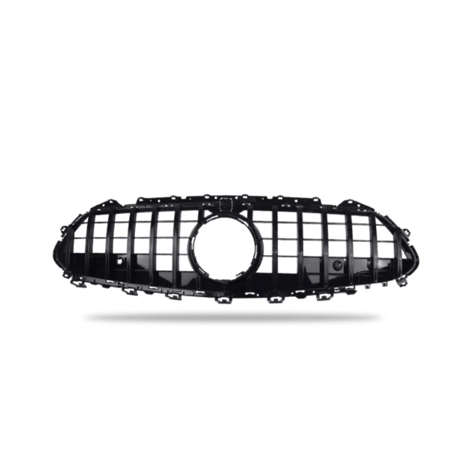 ABS-Nebelscheinwerfergitter, kompatibel mit Mercedes Benz CLS-Klasse C257 CLS260 300 350 450 CLS53 2019 UP, Frontstoßstangengrill, Nebelscheinwerferbox im GT-Stil(Black) von OVWIOQJC