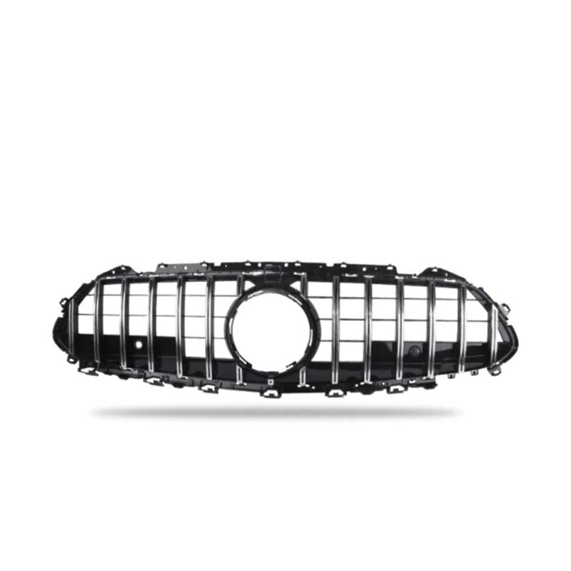 ABS-Nebelscheinwerfergitter, kompatibel mit Mercedes Benz CLS-Klasse C257 CLS260 300 350 450 CLS53 2019 UP, Frontstoßstangengrill, Nebelscheinwerferbox im GT-Stil(Silver) von OVWIOQJC