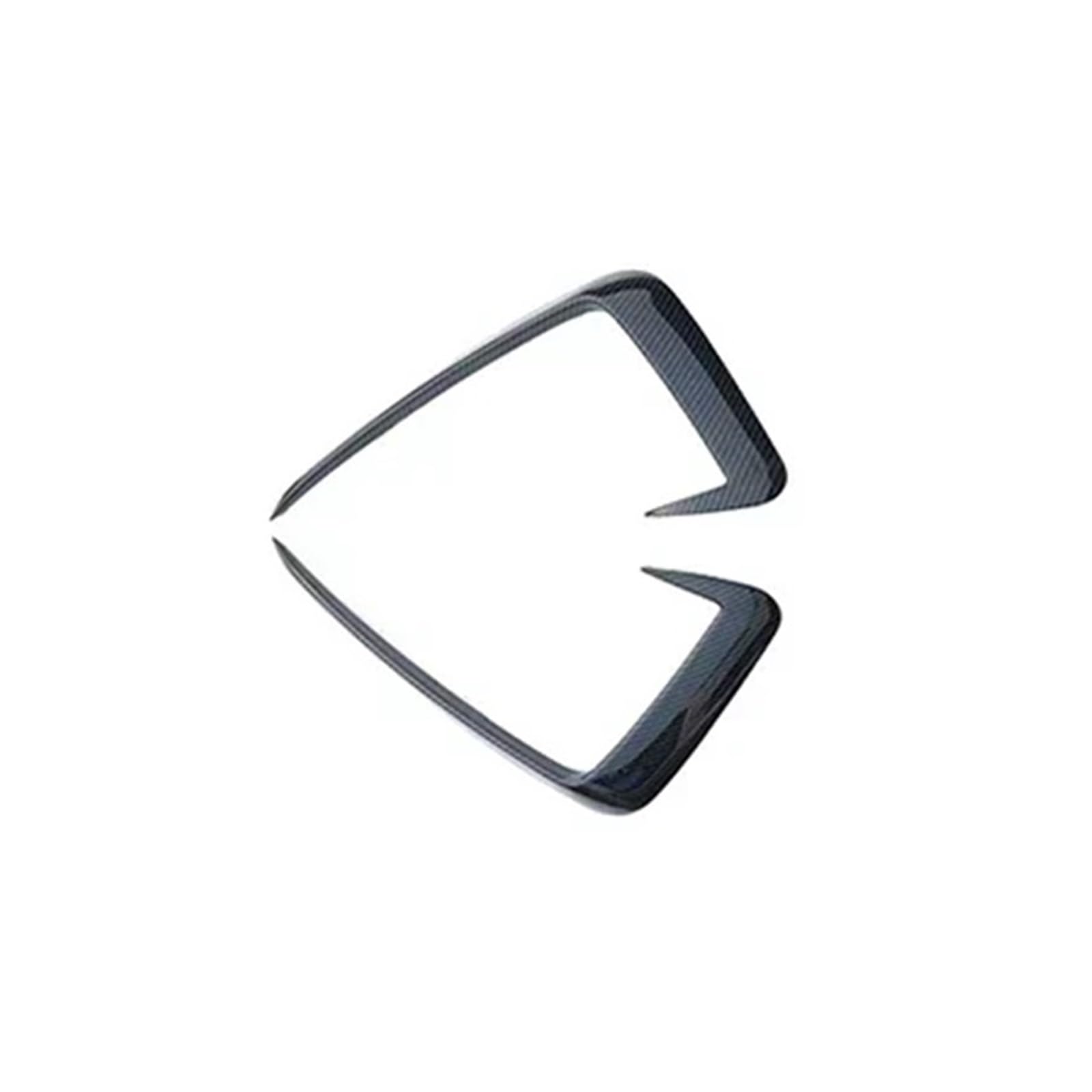 Auto-Front-Nebelscheinwerfer, Windmesser, Fangzähne, Zierleisten, kompatibel for Audi A4 B9 2017–2019, Frontstoßstange, Augenbraue, Windmesser, Kühlergrill, Autoteile(B Carbon fiber Color) von OVWIOQJC