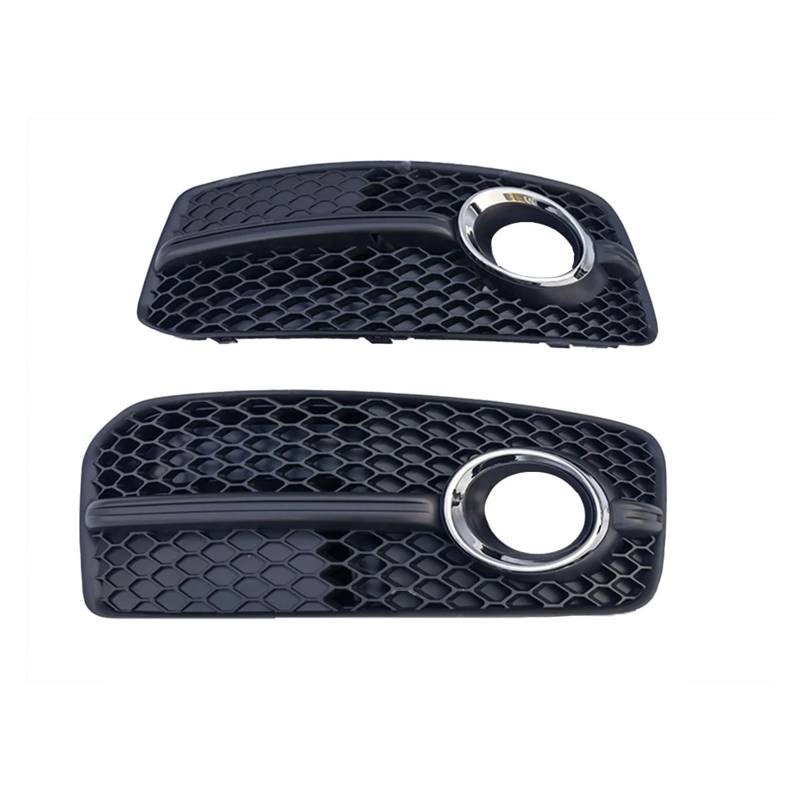 Auto Front Stoßstange Nebel Licht Grill Abdeckung Nebel Lampe Kühlergrill Facelift Kompatibel for Audi Q5 S-line SQ5 Sport 2009 2010 2011 2012 8R0807681E von OVWIOQJC