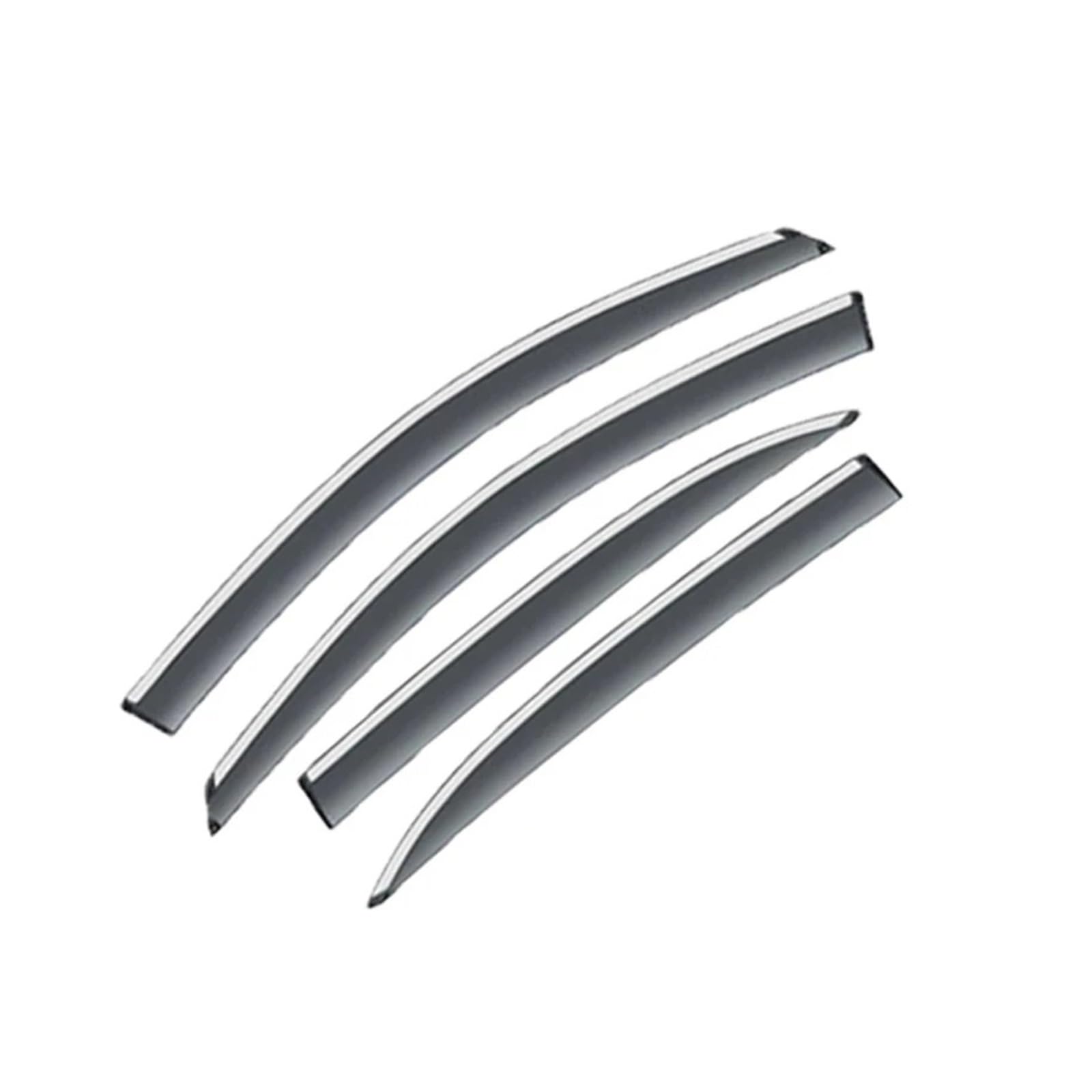 Autofenster Visier Kompatibel for Toyota Highlander XU70 2020 2021 2022 2023 4PCS 6PCS Regenschutz Deflektoren Sonnenschutz Windschutzscheiben Autozubehör(4pcs) von OVWIOQJC