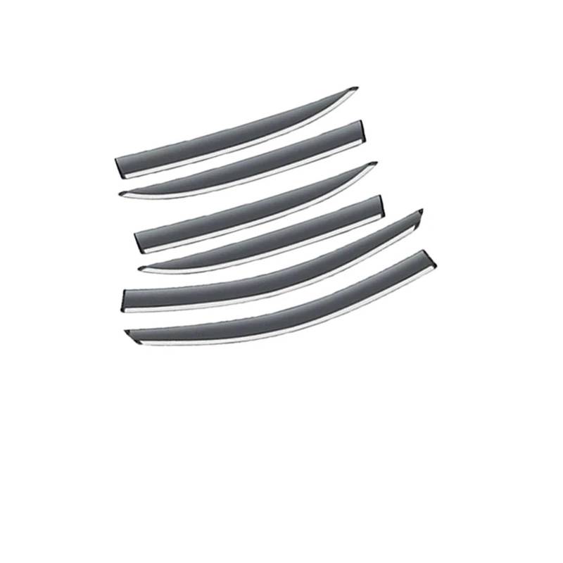 Autofenster Visier Kompatibel for Toyota Highlander XU70 2020 2021 2022 2023 4PCS 6PCS Regenschutz Deflektoren Sonnenschutz Windschutzscheiben Autozubehör(6pcs) von OVWIOQJC