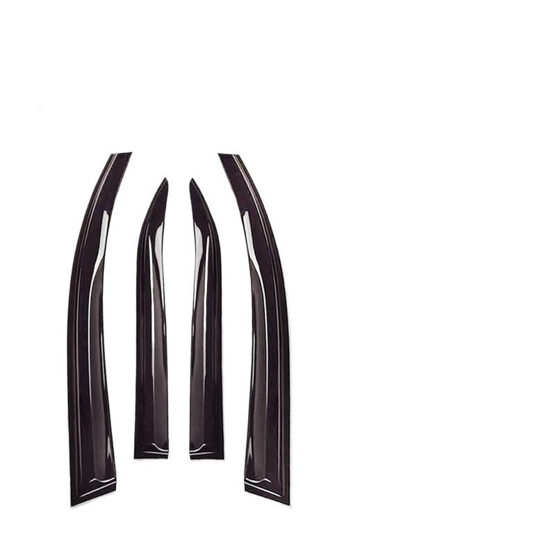 Fenster Visier Vent Shade Deflektor Sonnenschutz Tape-On Schwarz Kompatibel for Mercedes-Benz GL-Klasse GL450 GL550 2013 2014 2015 2016 von OVWIOQJC