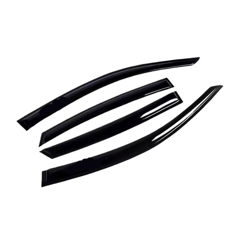 Fensterabweiser, Fenstervisier, Regenschutz, Lüftungsschlitze, Sonnenschutz, kompatibel mit Honda Civic Hatchback 10. Generation FC FK 2016 2017 2018 2019 2020 2021 von OVWIOQJC