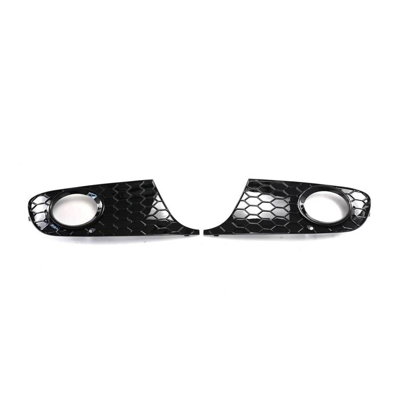 GTI Style vorderer unterer Stoßfänger-Gitter und Nebelscheinwerfergrill, kompatibel for VW Golf 6 MK6 Standardmodelle 2009–2013, Zubehör, glänzendes Schwarz von OVWIOQJC