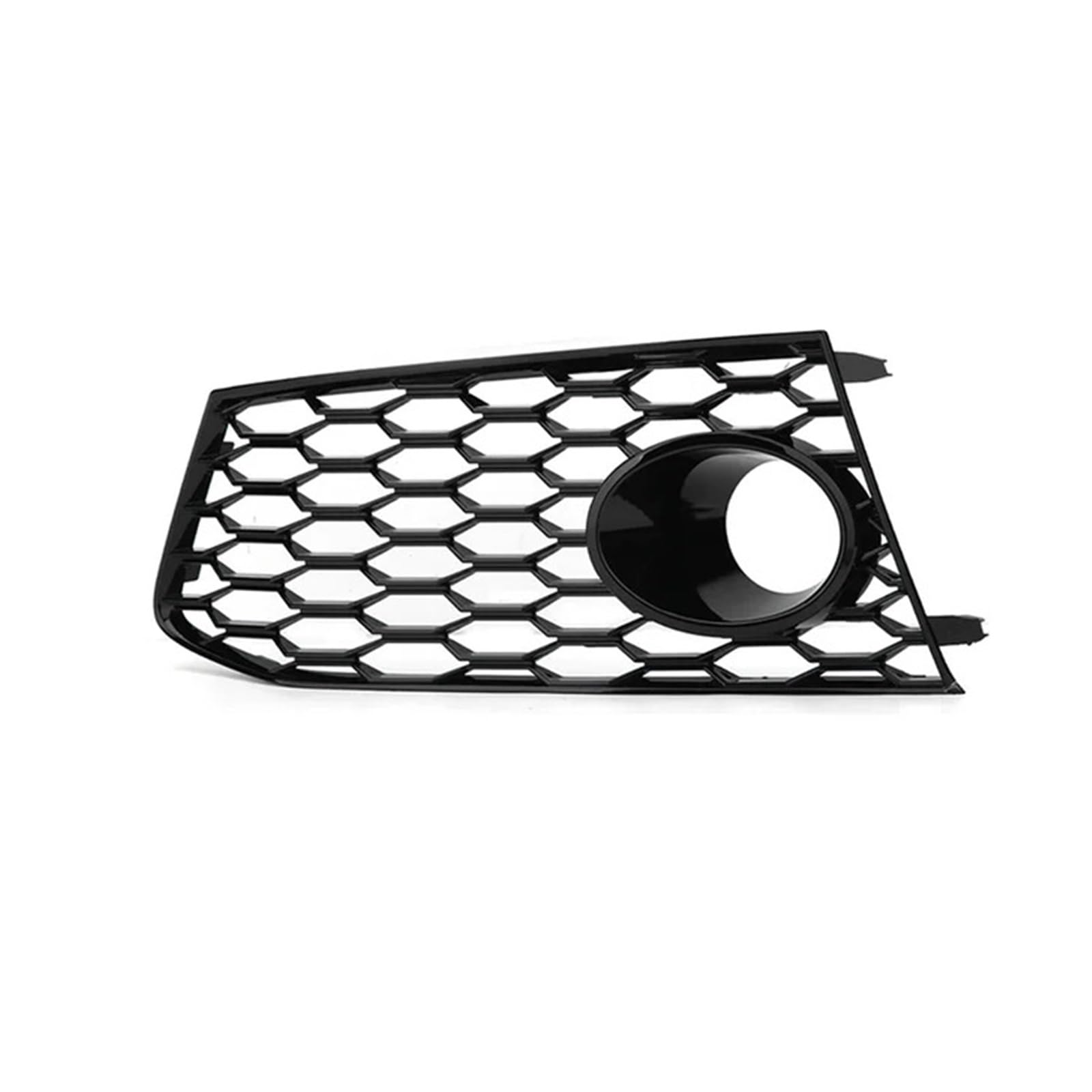 Glänzend Schwarz Auto Nebelscheinwerfer Kühlergrill Abdeckung Trim Kompatibel for Audi RS7 2014 2015 2016 2017 2018 HONEYCOMB HEX Nebelscheinwerfer Grill(Left Side) von OVWIOQJC
