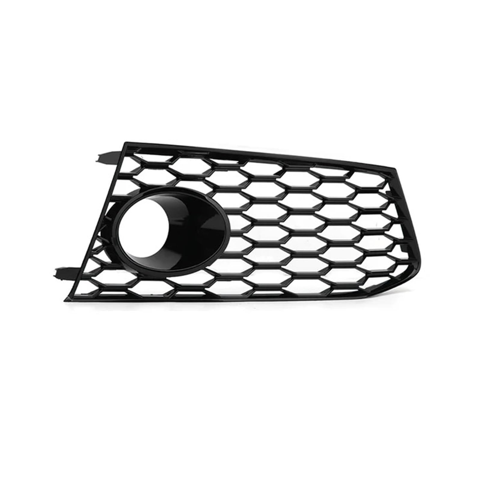 Glänzend Schwarz Auto Nebelscheinwerfer Kühlergrill Abdeckung Trim Kompatibel for Audi RS7 2014 2015 2016 2017 2018 HONEYCOMB HEX Nebelscheinwerfer Grill(Right Side) von OVWIOQJC