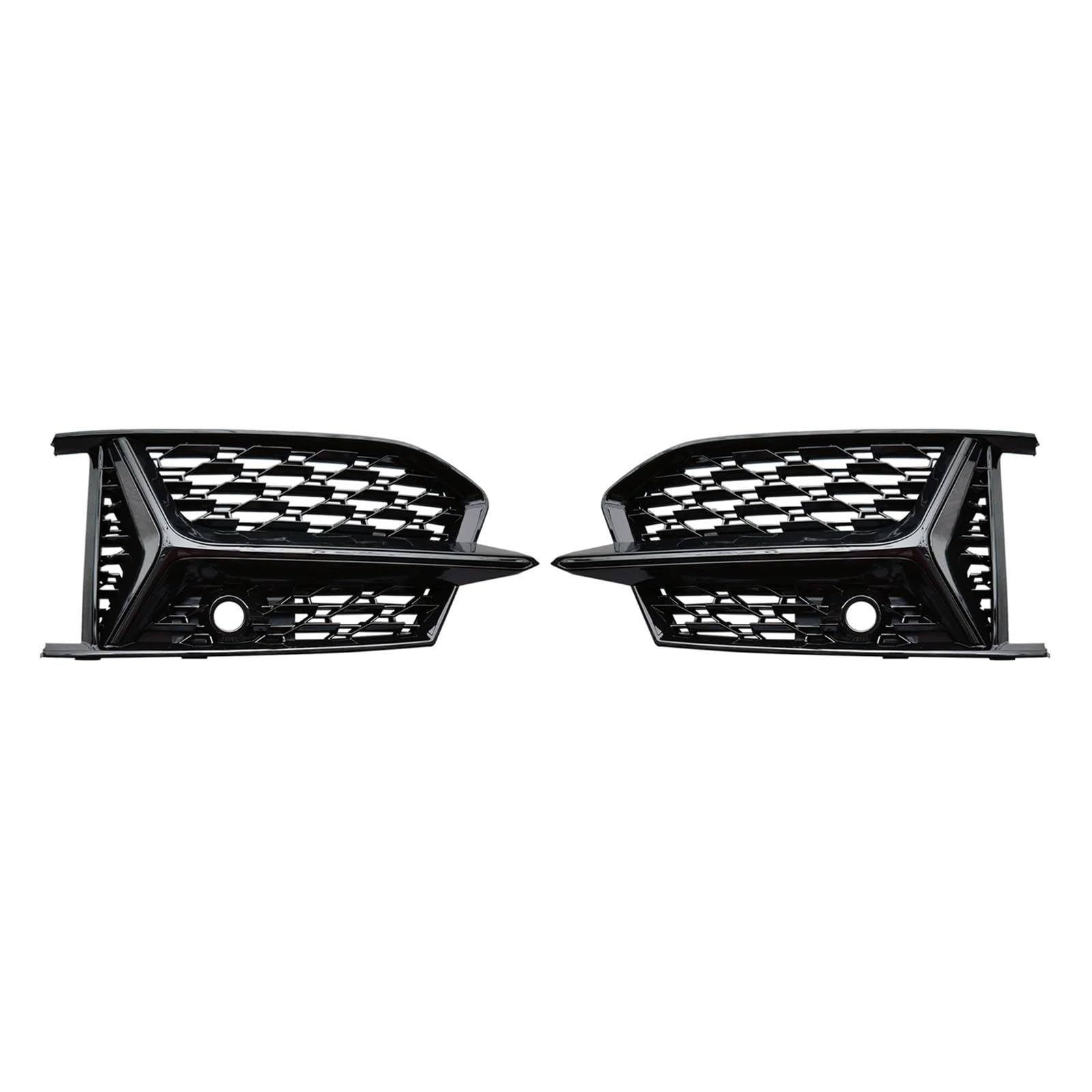 Glänzend schwarze Auto-Frontstoßstange, Nebelscheinwerfer, Kühlergrill, Grillabdeckung, kompatibel for Audi A6 C8 S6 S-Line 2018 2019 2020 2021 2022, Blendenkappe, HONEYCOMB Glänzend schwarze Auto-Frontstoßstange, Nebelscheinwerfer, Kühlergrill, Grillabdeckung, kompatibel for Audi A6 C8 S6 S-Line 2018 2019 2020 2021 2022, Blendenkappe, HONEYCOMB von OVWIOQJC