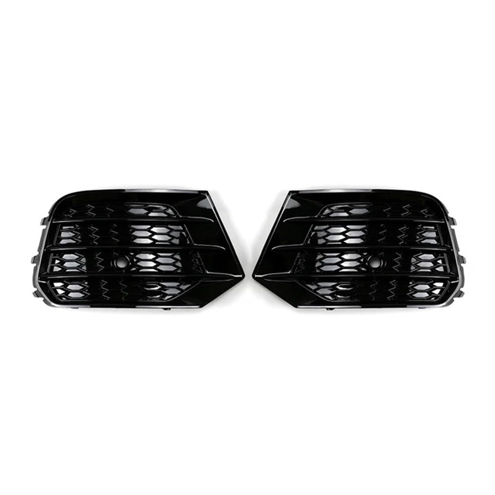 Kompatibel for Audi Q3 2016 2017 2018, Auto-Nebelscheinwerfer-Kühlergrill, glänzend schwarz, Lampenabdeckungsrahmen, Verkleidungsschutz, Außenabdeckung, Autozubehör Kompatibel for Audi Q3 2016 2017 2018, Auto-Nebelscheinwerfer-Kühlergrill, glänzend schwarz, Lampenabdeckungsrahmen, Verkleidungsschutz, Außenabdeckung, Autozubehör von OVWIOQJC