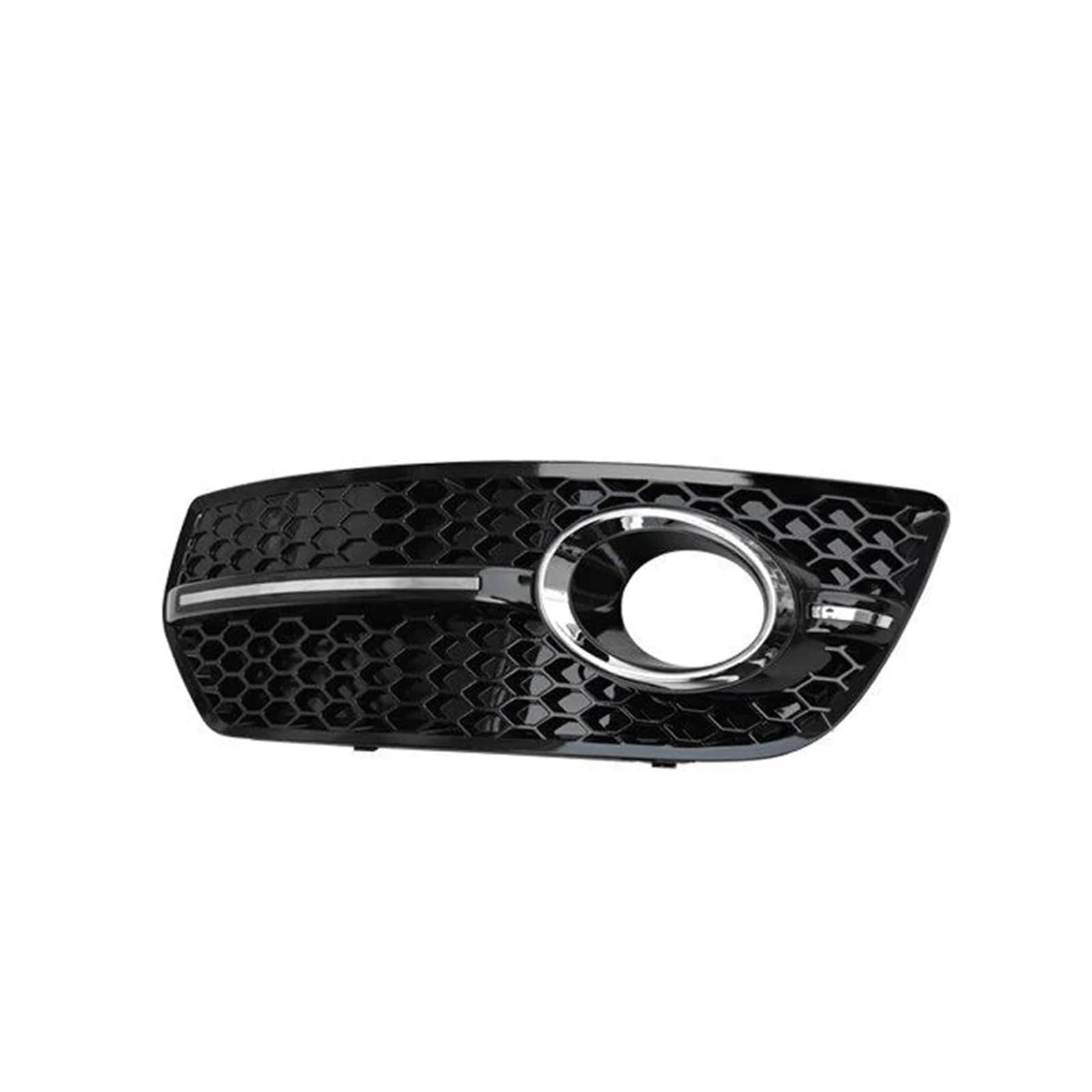 Kompatibel for Audi Q5 Standard 2009 2010 2011 2012 Nebelscheinwerfer Grillabdeckung Frontstoßstangengrill 8T0807681F HONEYCOMB Zubehör ChromeSilver(Left) von OVWIOQJC