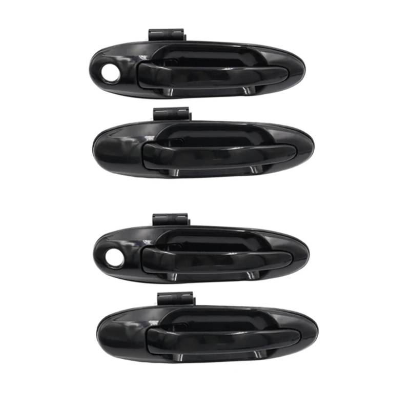 Kompatibel for Land Cruiser LC100 / Lexus LX470 98-07 Auto vorne hinten links und rechts Außentürgriffe(Black) von OVWIOQJC