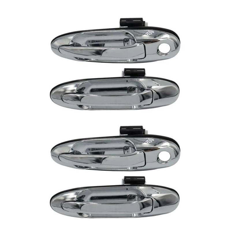Kompatibel for Land Cruiser LC100 / Lexus LX470 98-07 Auto vorne hinten links und rechts Außentürgriffe(Silver) von OVWIOQJC