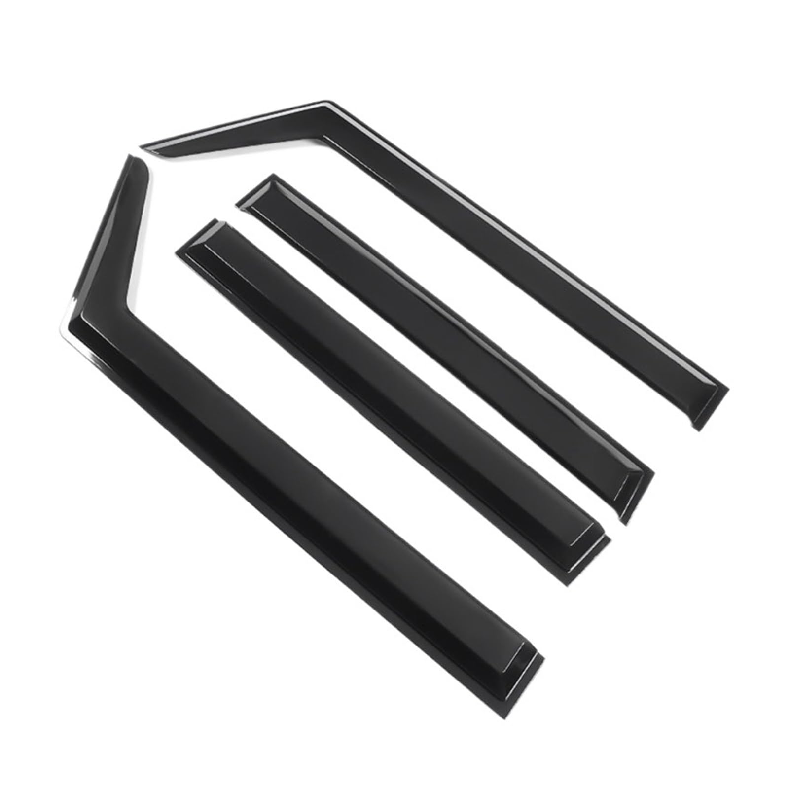 Kompatibel for Suzuki Jimny 2019 2020 2021 JB64 JB74W Auto-Sonnenschutz, Regenschutz, Fensterblende, Rauchschutz, Deflektoren, Markisenverkleidung, Zubehör(Rain Guard 1set) von OVWIOQJC