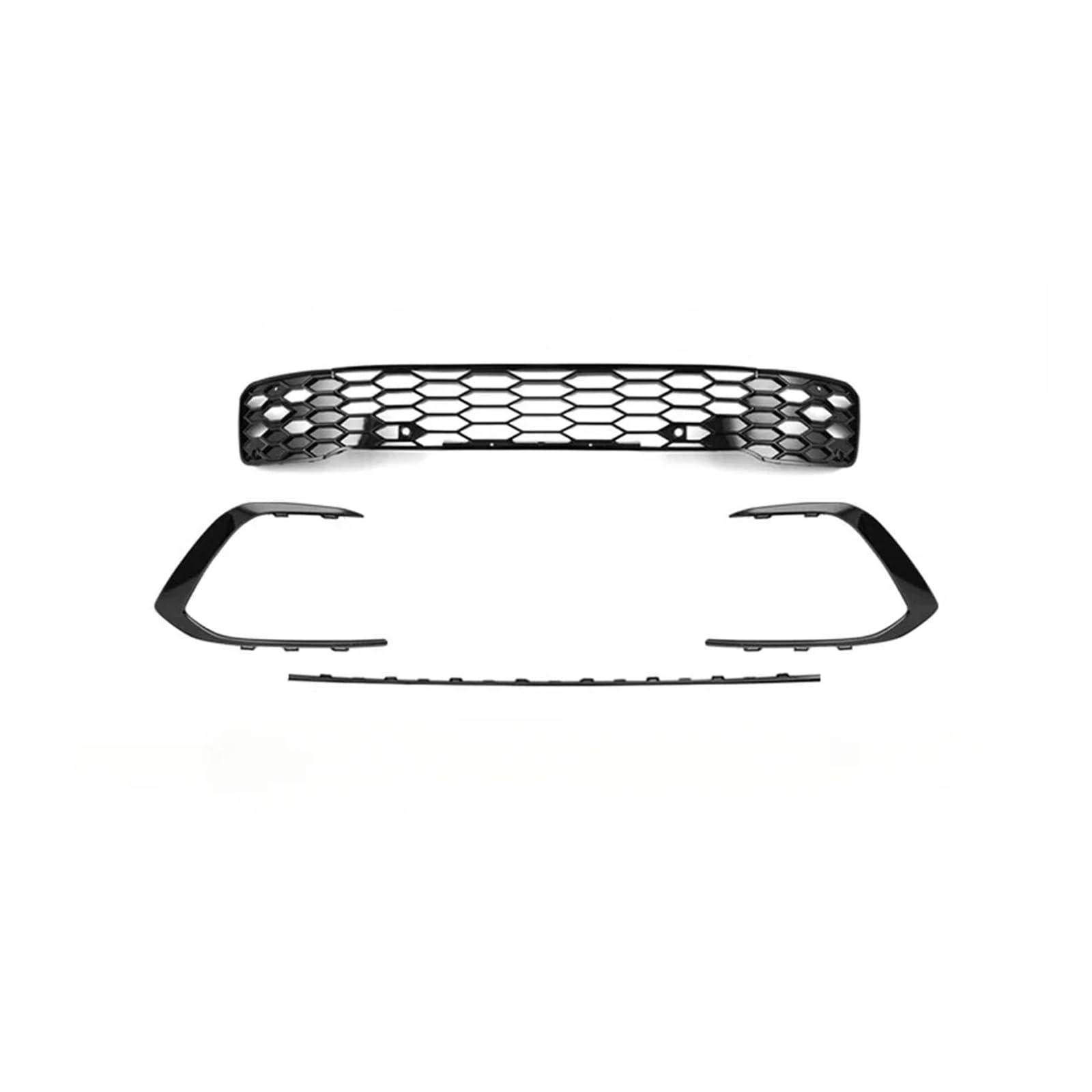 Kompatibel for Volkswagen Golf 8 Mk8 R-Line 2020–2024, GTI-Stil, Frontstoßstangengrill, Dekoration, Sportversion, Frontgrill, Nebelscheinwerfer(Six-piece Set) von OVWIOQJC