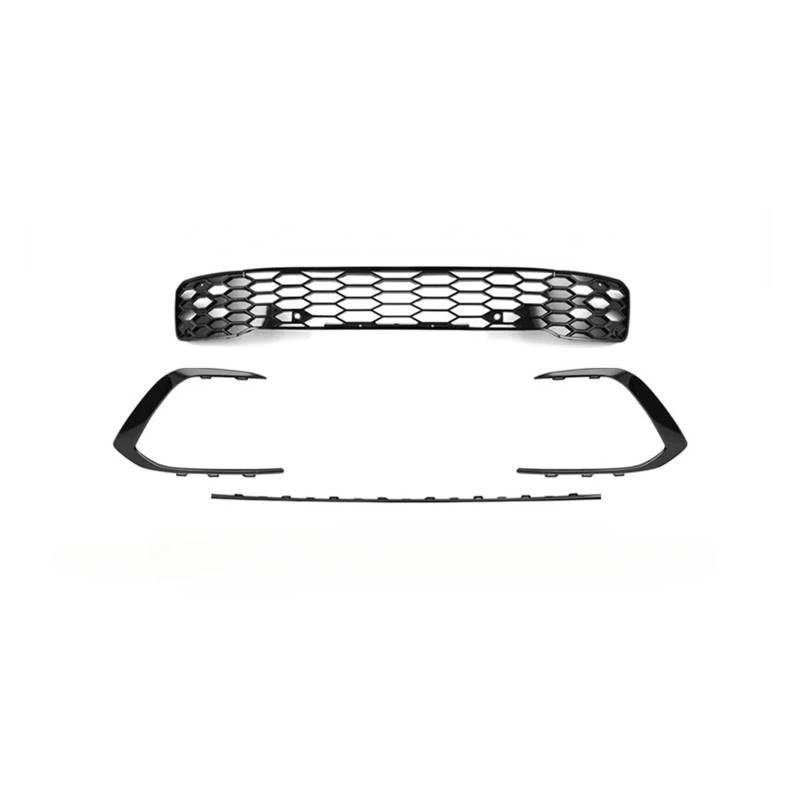 Kompatibel for Volkswagen Golf 8 Mk8 R-Line 2020–2024, GTI-Stil, Frontstoßstangengrill, Dekoration, Sportversion, Frontgrill, Nebelscheinwerfer(Six-piece Set) von OVWIOQJC