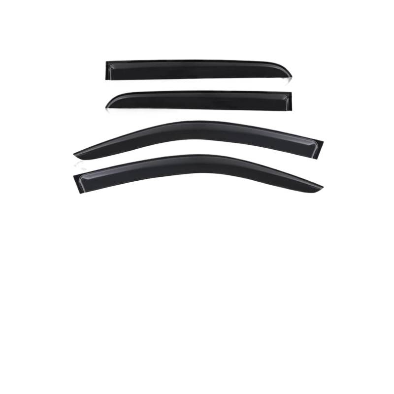 Windabweiser, Wetterschutz, Fenstervisier, kompatibel for Toyota Hilux Revo 2021 2022 2023, 4 Teile/satz, Sonnenschutz, Regenschutz, Doppelkabinen-Zubehör von OVWIOQJC