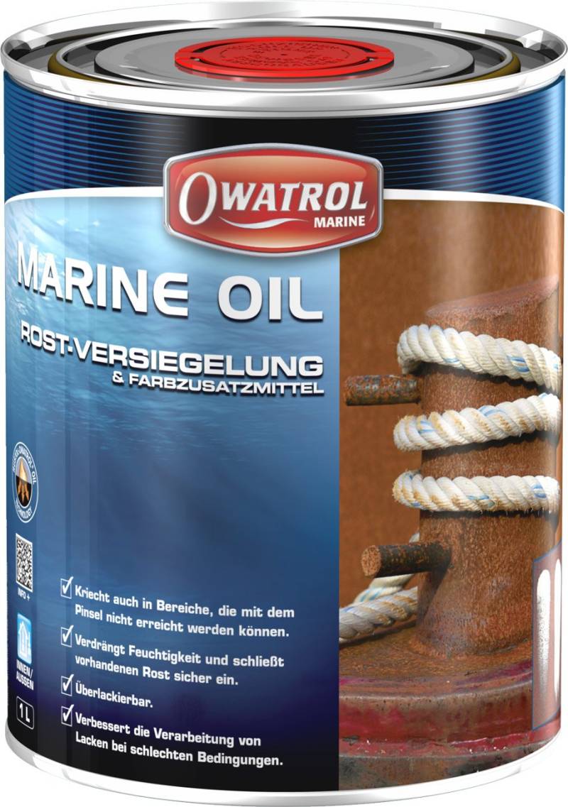 OWATROL MARINE ÖL 1 Liter, Krichöl, Rost Versiegelung von OWATROL