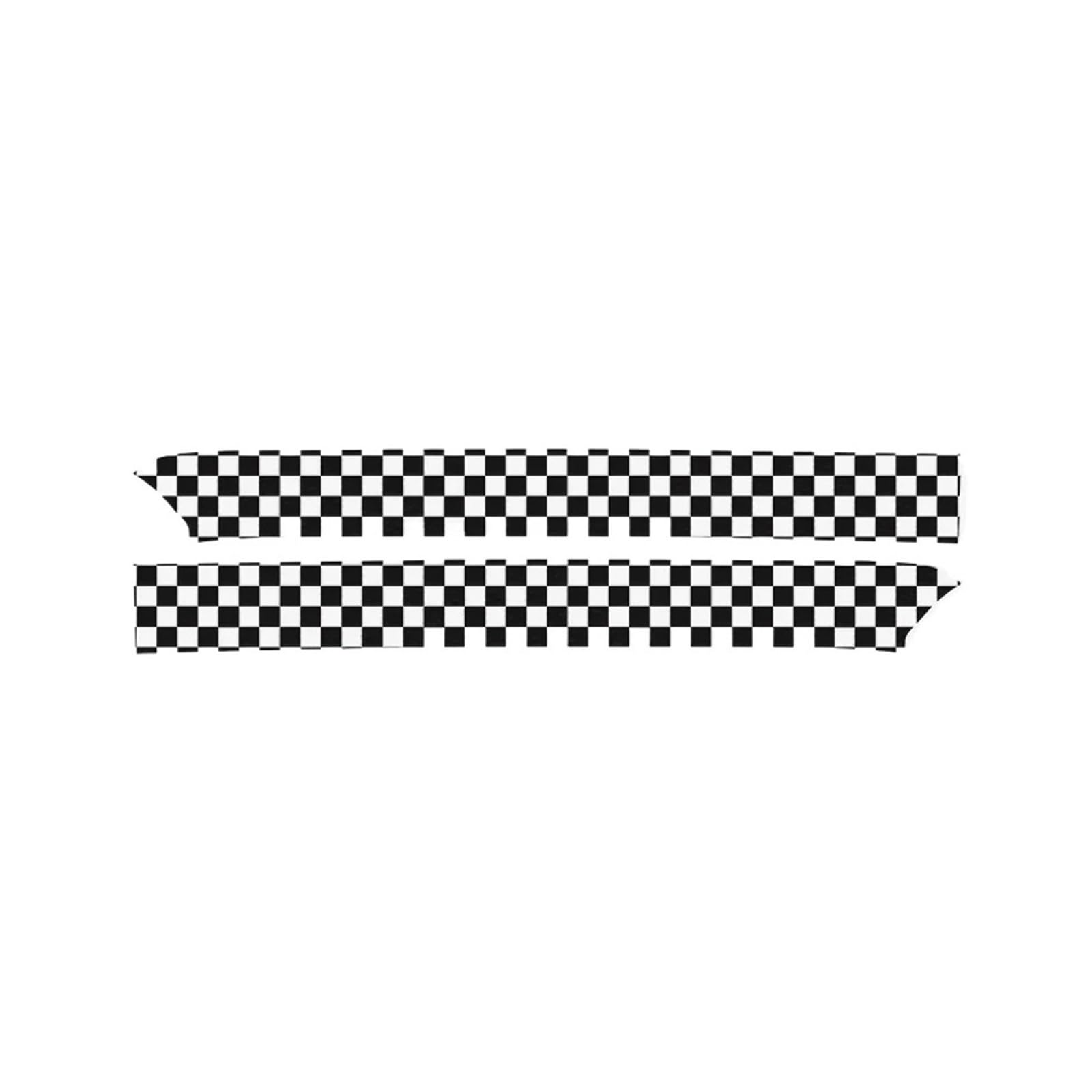 OWYTNRCJ 1Set Autotürschwellen-Schwellen-Leder-Schutzaufkleber Kompatibel for Mini Cooper F56 F60 F54 F55 F57(Checker,F54) von OWYTNRCJ