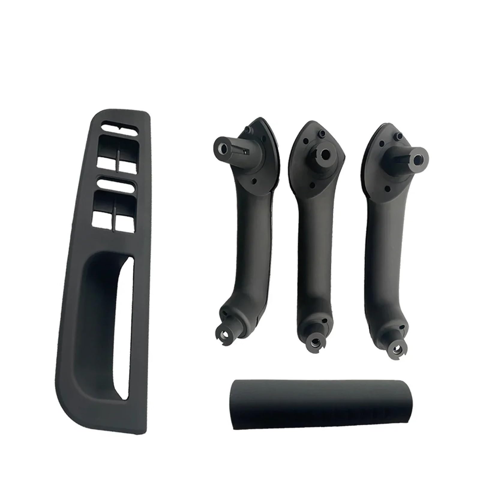 OWYTNRCJ 1set x5 Carbon Filber/Schwarz Innen Türgriffe Schalter Panel for VW Golf 4 GTI R32 Jetta A4 Bora MK4 1999-2004 3B1867171D(5PCS-Black) von OWYTNRCJ