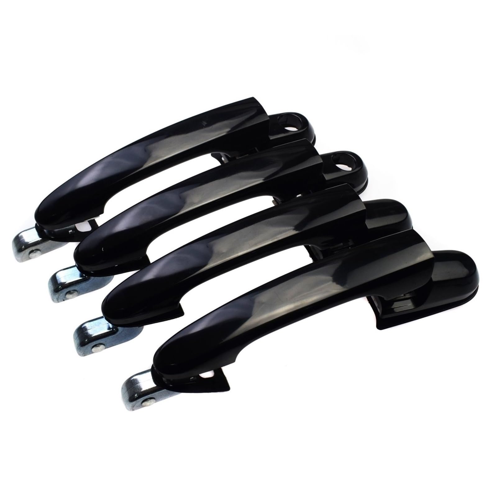 OWYTNRCJ 4 Stück Schwarze Außentürgriffe for vorne und hinten, Links und rechts, for Fahrer und Beifahrer, kompatibel mit Hyundai Tucson 2006 2007 2008 2009 2.0L 2.7L OWYTNRCJ 4 Stück Schwarze Außentürgriffe for vorne und hinten, Links und rechts, for Fahrer und Beifahrer, kompatibel mit Hyundai Tucson 2006 2007 2008 2009 2.0L 2.7L von OWYTNRCJ