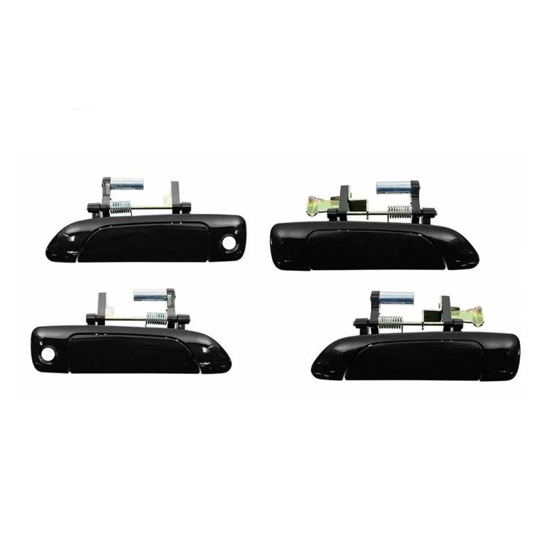 OWYTNRCJ 4 Teile/los Vorne und Hinten Außen Außen Tür Griffe Set Schwarz Kompatibel for 2001 2002 2003 2004 2005 Civic von OWYTNRCJ