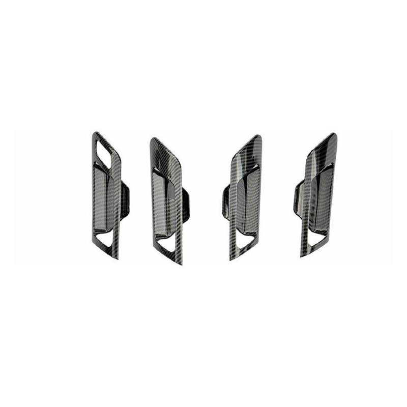 OWYTNRCJ 4Pcs Auto Innen Tür Griff Schüssel Trim Kompatibel for Golf MK6 Carbon Faser 2010-2013 von OWYTNRCJ