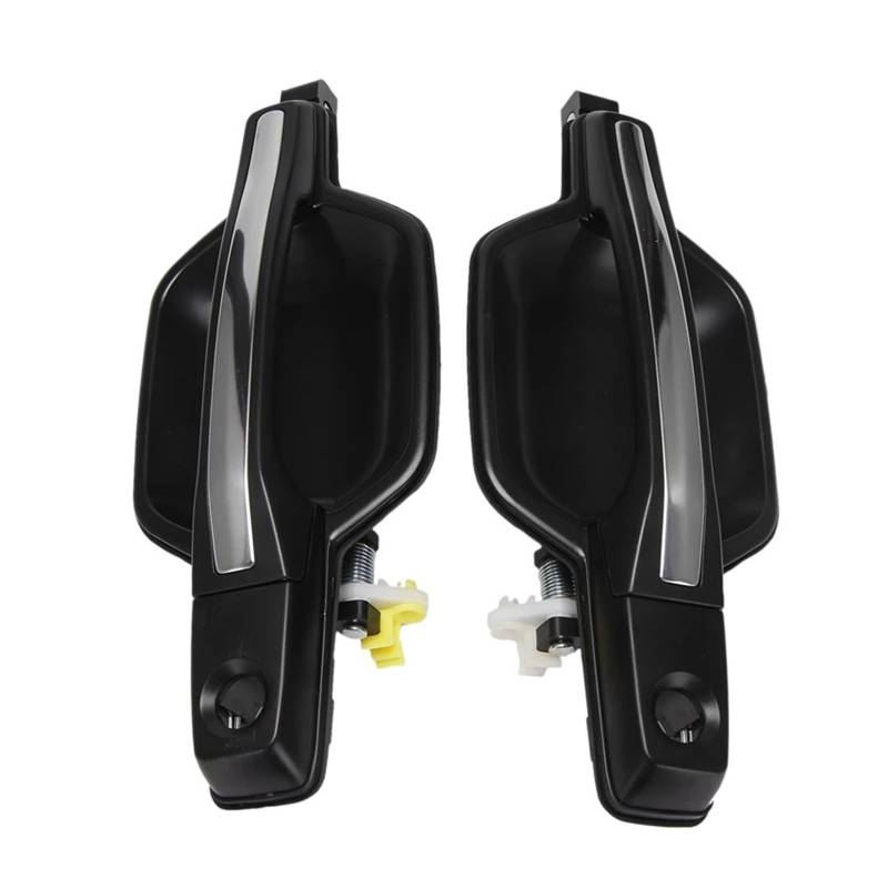 OWYTNRCJ A27F-2Pcs Auto Vorne Links + Rechts Außentürgriff Kompatibel for Mitsubishi Pajero Montero MK3 V73 V75 V77 V78 2000-2006 MR653473 von OWYTNRCJ