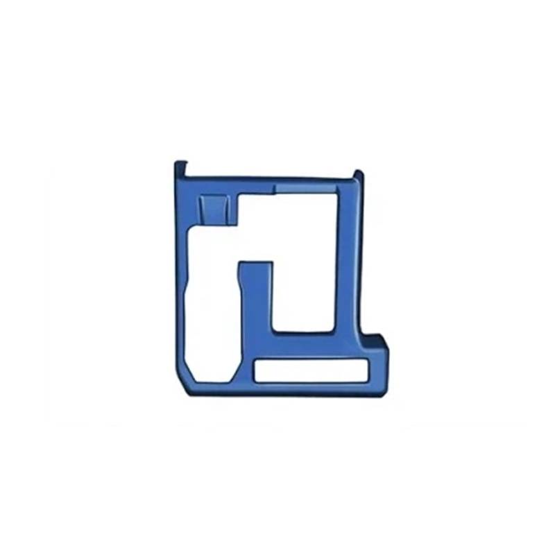 OWYTNRCJ ABS-Kohlefaser-Mittelkonsolen-Schaltkasten, kompatibel mit Toyota Tacoma 2024 2025, Abdeckung, Verkleidung, Dekoration, Zubehör, Auto-Styling, LHD(ABS Blue) von OWYTNRCJ