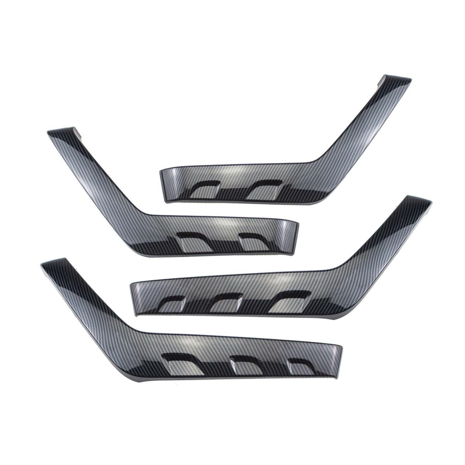 OWYTNRCJ ABS-Kohlefaserfarbe, 4-teilig, kompatibel mit Ranger 2015–2021, Innentürgriffabdeckung, Verkleidung, Autoinnenausstattung OWYTNRCJ ABS-Kohlefaserfarbe, 4-teilig, kompatibel mit Ranger 2015–2021, Innentürgriffabdeckung, Verkleidung, Autoinnenausstattung von OWYTNRCJ