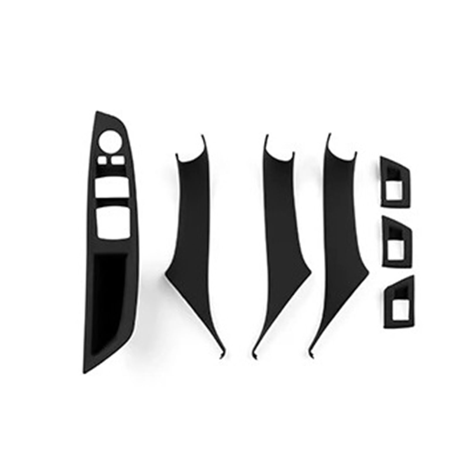 OWYTNRCJ ABS Passagier Tür Panel Griff Pull LHD RHD FLUGGESCHWINDIGKEIT Kompatibel for BMW F10 F11 520i 523i 525i 528i 530i 5 Serie 2011-2017(LHD Black) von OWYTNRCJ