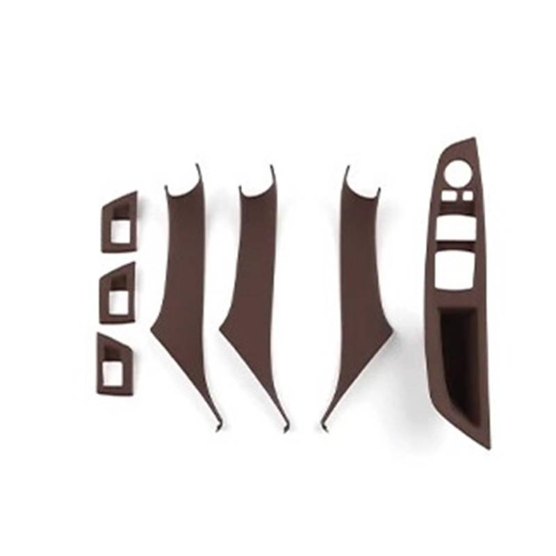 OWYTNRCJ ABS Passagier Tür Panel Griff Pull LHD RHD FLUGGESCHWINDIGKEIT Kompatibel for BMW F10 F11 520i 523i 525i 528i 530i 5 Serie 2011-2017(RHD Brown) von OWYTNRCJ