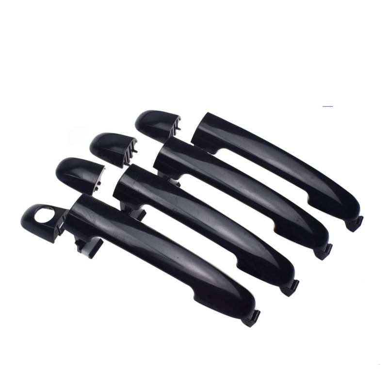 OWYTNRCJ Äußerer Autotürgriff oder mit Kappen vorne hinten Links rechts 4 Stück Kompatibel for Hyundai Sonata 2.4L 3.3L 2006 2007 2008 2009 2010(Handles with Caps) von OWYTNRCJ