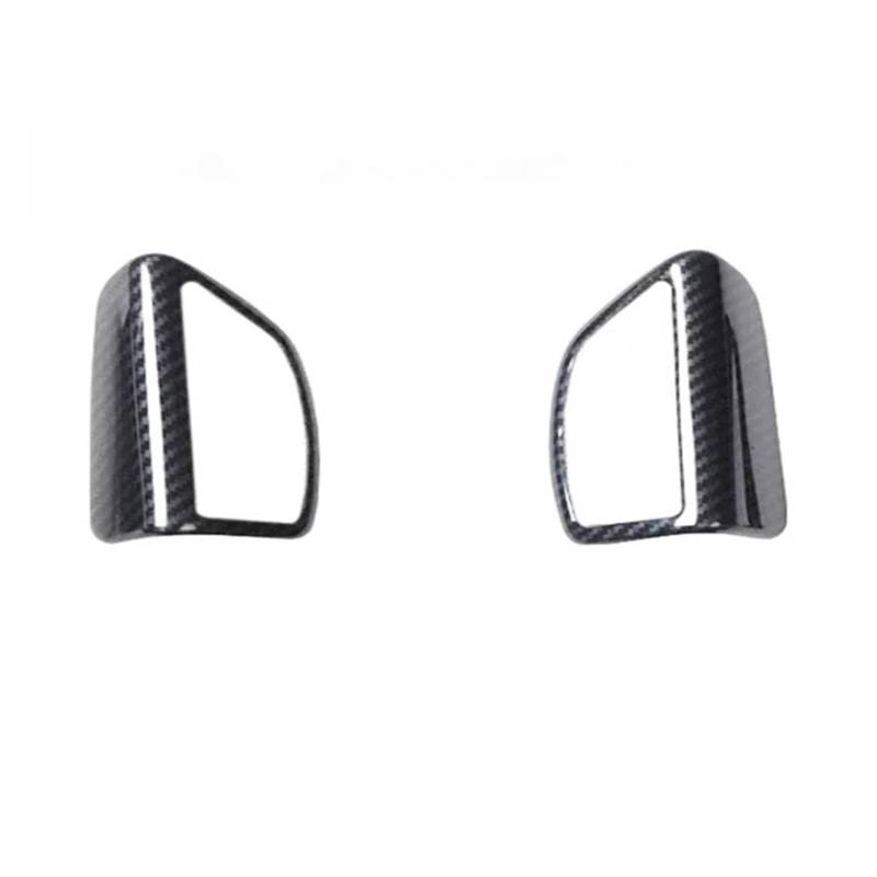 OWYTNRCJ Aufkleber for die Innenverkleidung des Autos, kompatibel mit Focus MK3 2012, RHD, Rechtslenker, ABS, Dekorationszubehör im Kohlefaser-Stil(Triangle Horn) von OWYTNRCJ