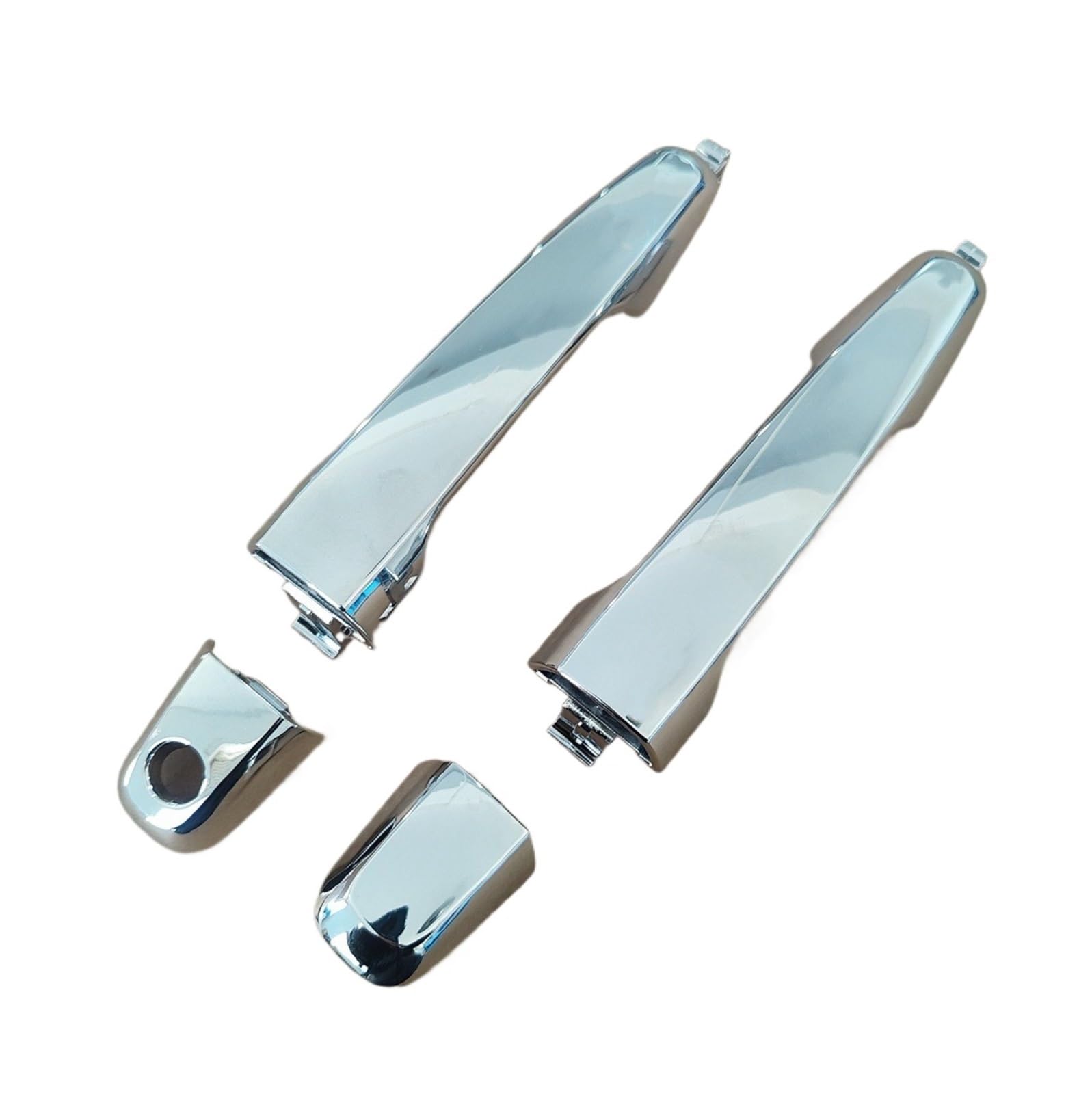 OWYTNRCJ Außentürgriff außen kompatibel for Mitsubishi L200 Triton, glattes Chrom, vorne Links und rechts, 2015–2018(Front Right) von OWYTNRCJ
