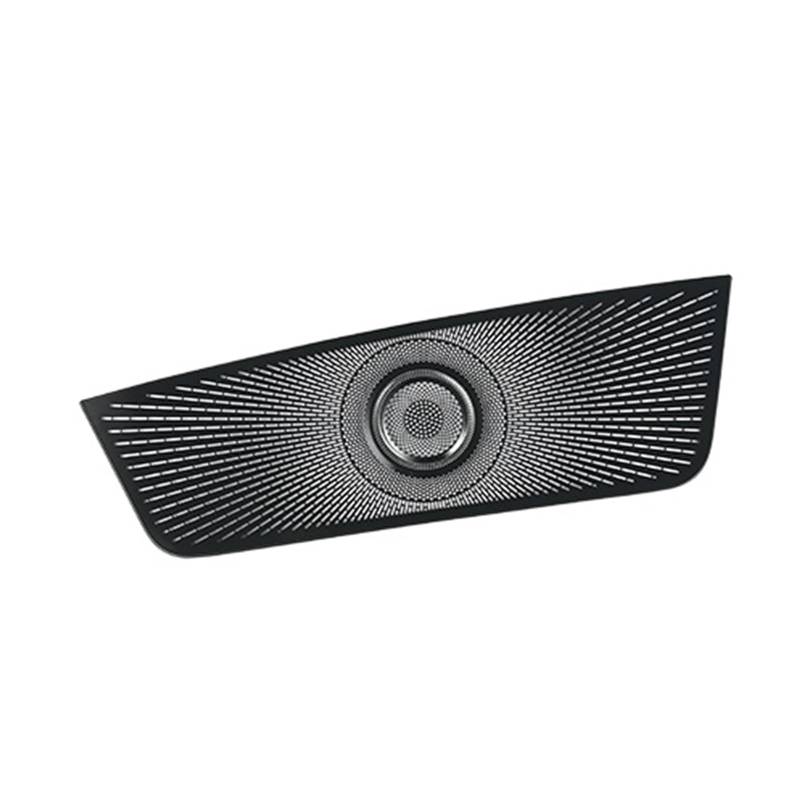 OWYTNRCJ Auto-Audio-Lautsprecher, kompatibel mit Audi Q4 E-Tron 2021–2024, Dekorationsabdeckung, Edelstahl-Schutzaufkleber, Interieur-Styling-Zubehör(Gray) von OWYTNRCJ