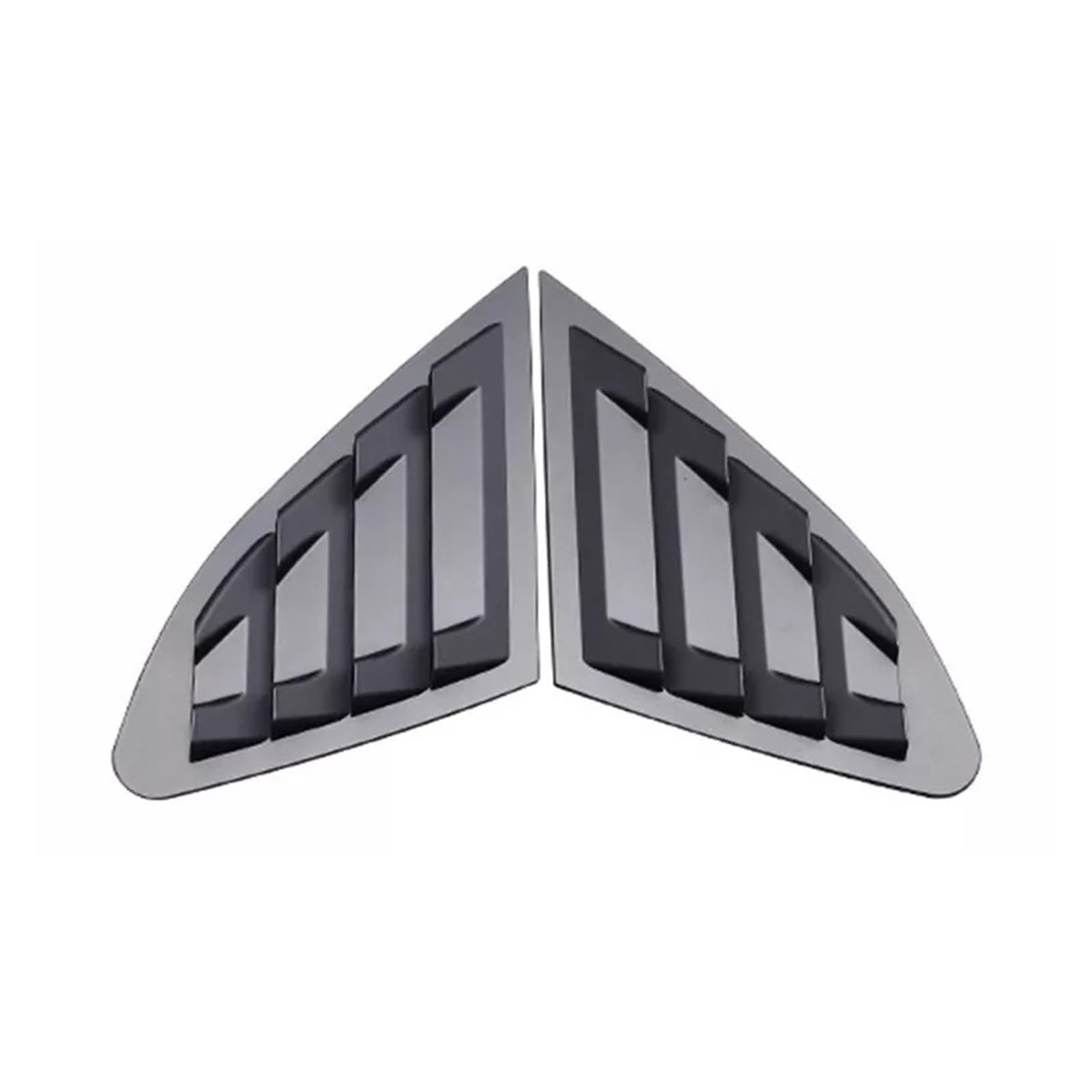 OWYTNRCJ Auto-Hecklamellenfenster, kompatibel mit Malibu 2016–2023, Seitenverschlussabdeckung, Zieraufkleber, Entlüftungsschaufel, ABS-Kohlefaser-Zubehör(Matte Black) von OWYTNRCJ