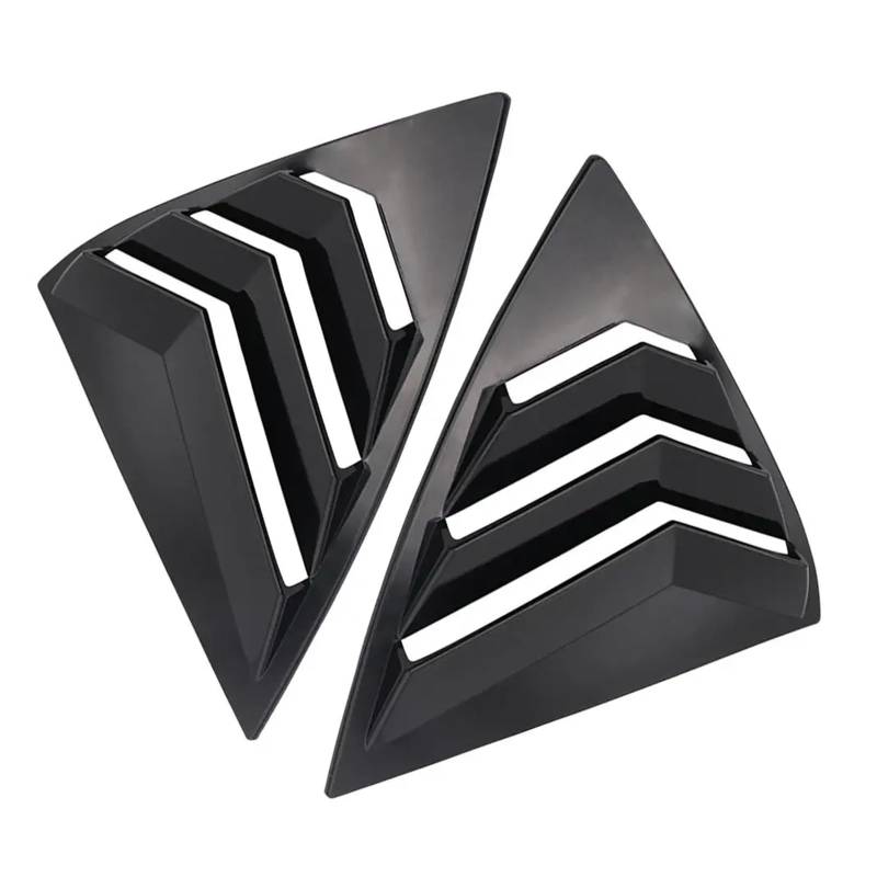 OWYTNRCJ Auto Heckscheibe Lamellen Air Vent Shutter Seite Blasdüse Ersatz Privatsphäre Schutz Einfach Installieren Doppel Band Auto ABS Material von OWYTNRCJ
