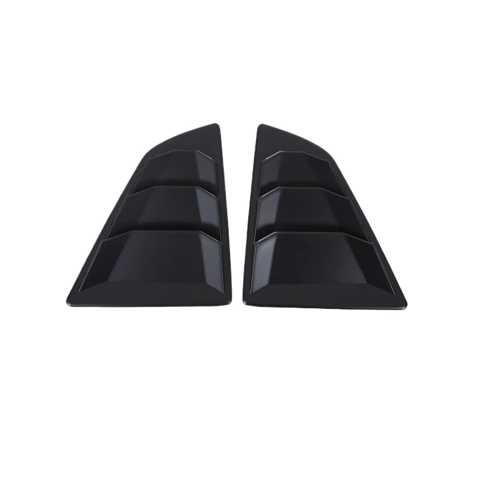 OWYTNRCJ Auto-Hinterseitenfenster-Shutter-Lourve Kompatibel for Nissan 370Z Fairlady Z Z34 2009-2020 ABS Carbon-Trimm-Schutzabdeckung Zubehör(Matt Black) von OWYTNRCJ