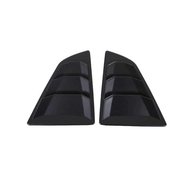 OWYTNRCJ Auto-Hinterseitenfenster-Shutter-Lourve Kompatibel for Nissan 370Z Fairlady Z Z34 2009-2020 ABS Carbon-Trimm-Schutzabdeckung Zubehör(Matt Black) von OWYTNRCJ