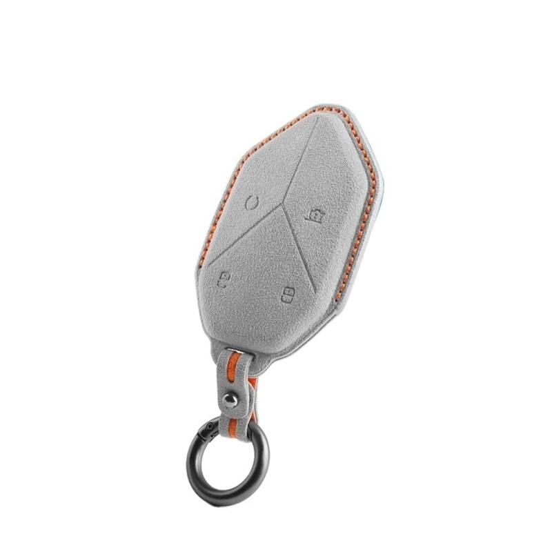 OWYTNRCJ Auto-Innenraumschutz Kompatibel for BYD Leopard 5 2024 2025 2023 Wildlederaufkleber Luftauslässe Abdeckung Armlehne Getränkehalter Panel Matte(Key Cover) von OWYTNRCJ