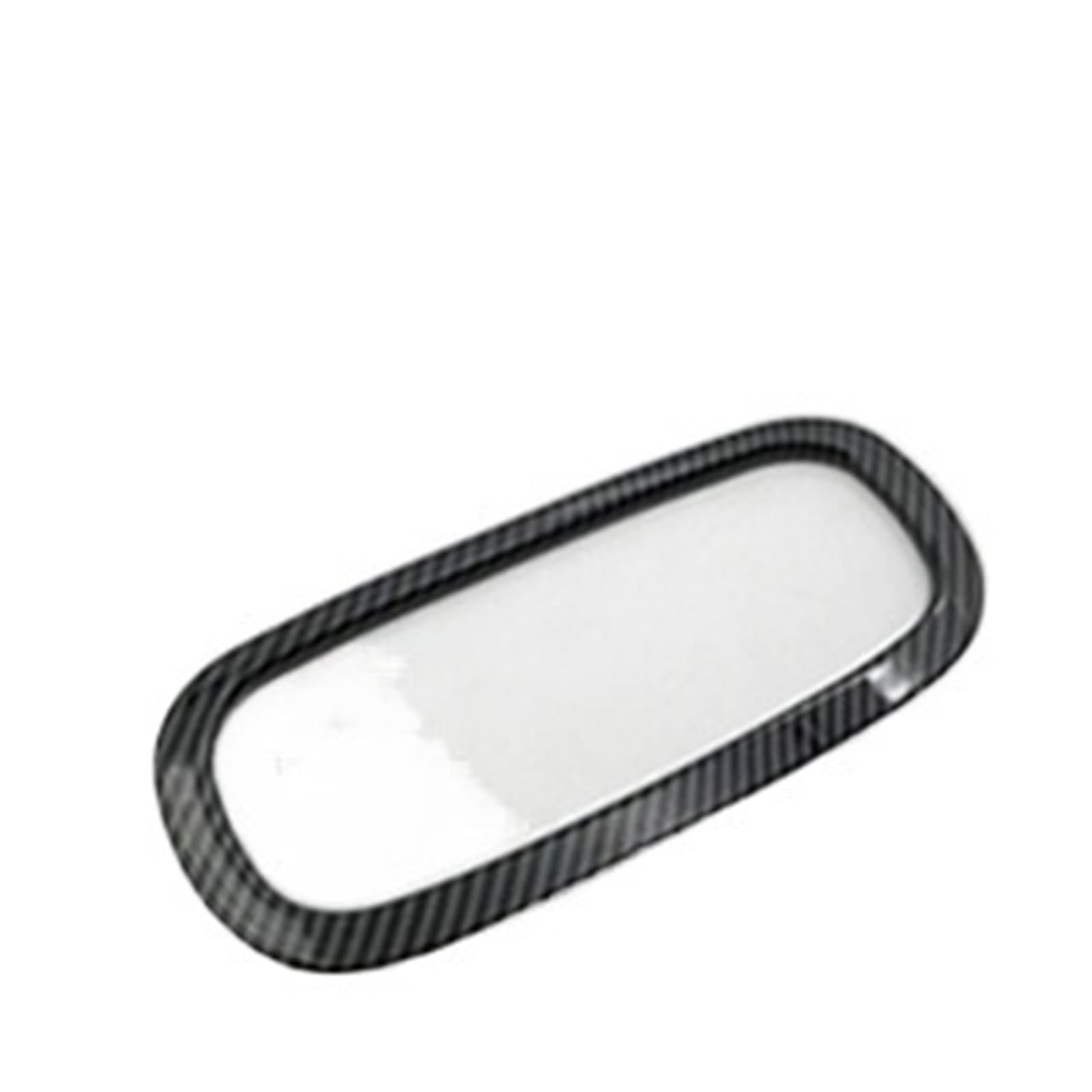 OWYTNRCJ Auto-Modifikationsabdeckung, Innenaufkleber, kompatibel mit Mercedes Smart Fortwo Forfour 453, Außenzubehör, Carbon-Stil, Dekorationsschale(Air Condition Panel) von OWYTNRCJ