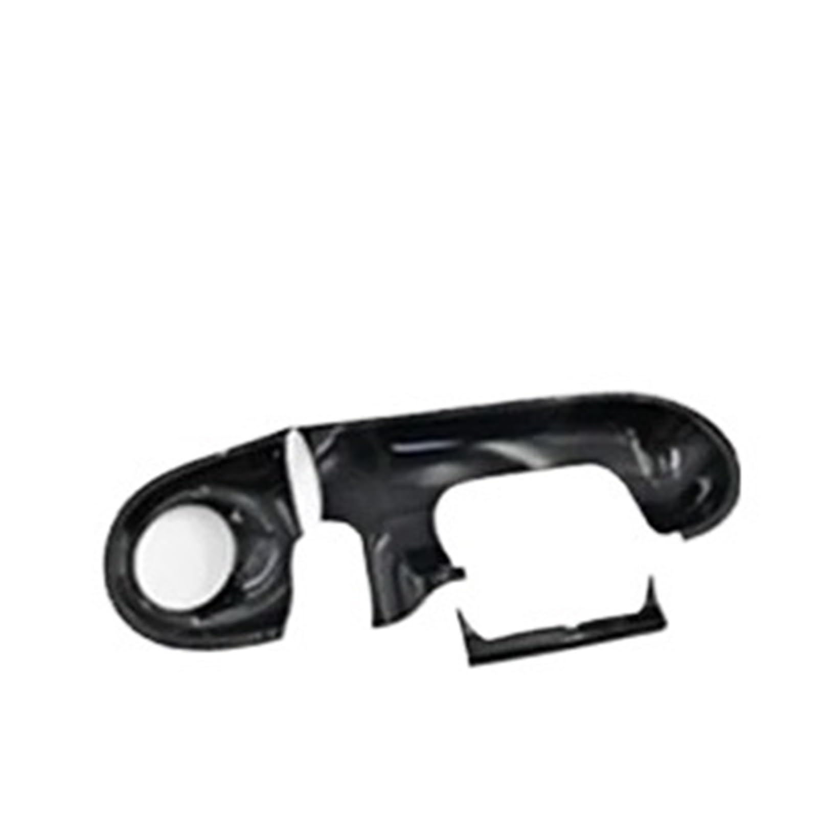 OWYTNRCJ Auto-Modifikationsabdeckung, Innenaufkleber, kompatibel mit Mercedes Smart Fortwo Forfour 453, Außenzubehör, Carbon-Stil, Dekorationsschale(Dashboard Panel) von OWYTNRCJ