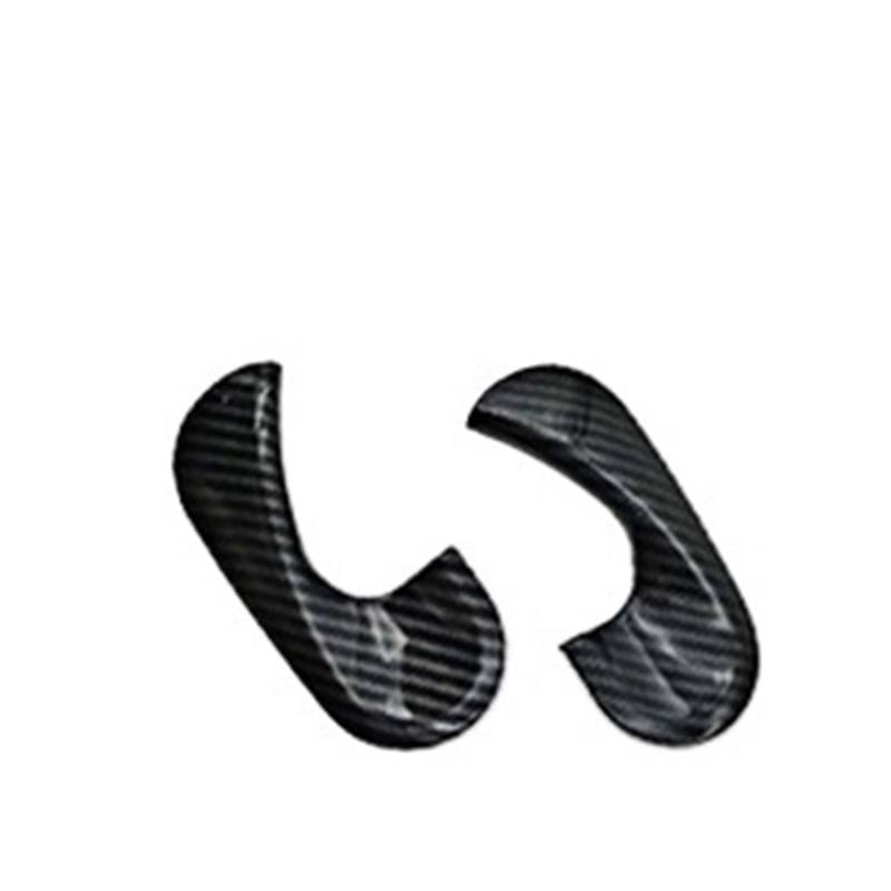 OWYTNRCJ Auto-Modifikationsabdeckung, Innenaufkleber, kompatibel mit Mercedes Smart Fortwo Forfour 453, Außenzubehör, Carbon-Stil, Dekorationsschale(Door Bowl Clasp 2Pcs) von OWYTNRCJ