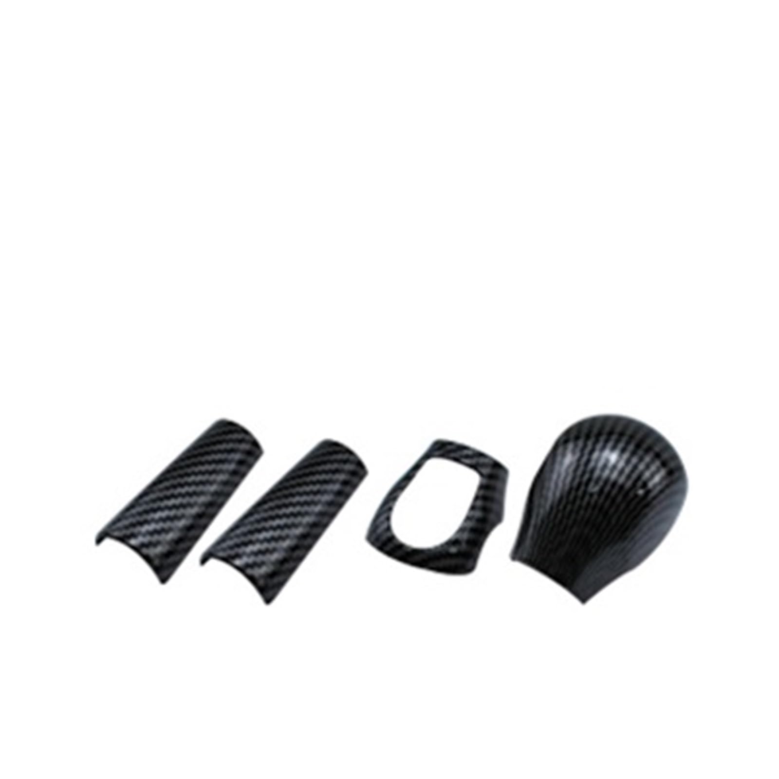 OWYTNRCJ Auto-Modifikationsabdeckung, Innenaufkleber, kompatibel mit Mercedes Smart Fortwo Forfour 453, Außenzubehör, Carbon-Stil, Dekorationsschale(Gear Lever) von OWYTNRCJ