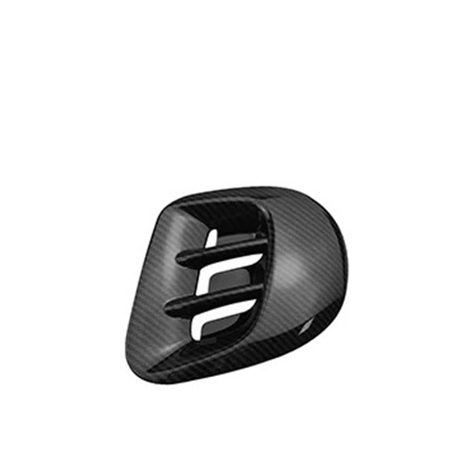 OWYTNRCJ Auto-Modifikationsabdeckung, Innenaufkleber, kompatibel mit Mercedes Smart Fortwo Forfour 453, Außenzubehör, Carbon-Stil, Dekorationsschale(Outside air Outlet) von OWYTNRCJ