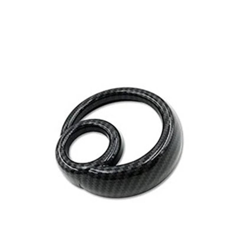 OWYTNRCJ Auto-Modifikationsabdeckung, Innenaufkleber, kompatibel mit Mercedes Smart Fortwo Forfour 453, Außenzubehör, Carbon-Stil, Dekorationsschale(Tachometer) von OWYTNRCJ